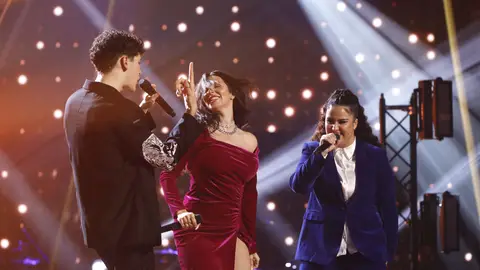 La actuación más potente de Mala Rodríguez con Salma y Crespo en la Semifinal La actuación más potente de Mala Rodríguez con Salma y Crespo en la Semifinal