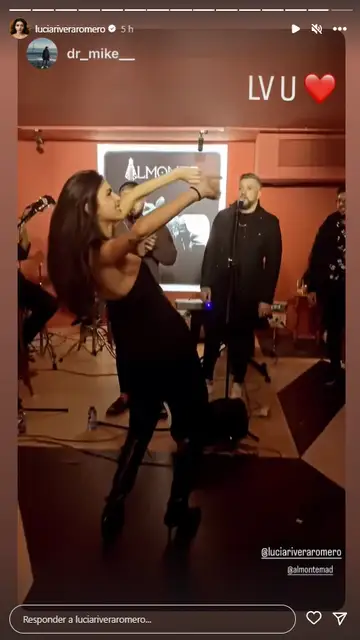 Captura de Instagram Lucía Rivera Captura de Instagram Lucía Rivera