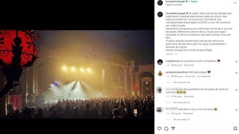 El mensaje de Amaia Montero a 'La Oreja de Van Gogh'