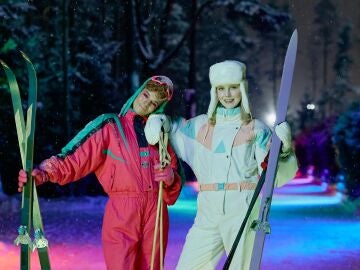 Chicas esquiadoras