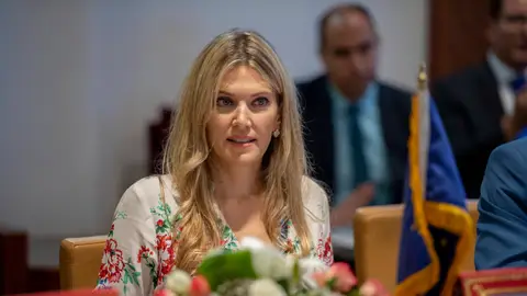 La vicepresidenta del Parlamento Europeo, la griega Eva Kaili La vicepresidenta del Parlamento Europeo, la griega Eva Kaili
