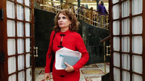 La ministra de Hacienda, María Jesús Montero La ministra de Hacienda, María Jesús Montero
