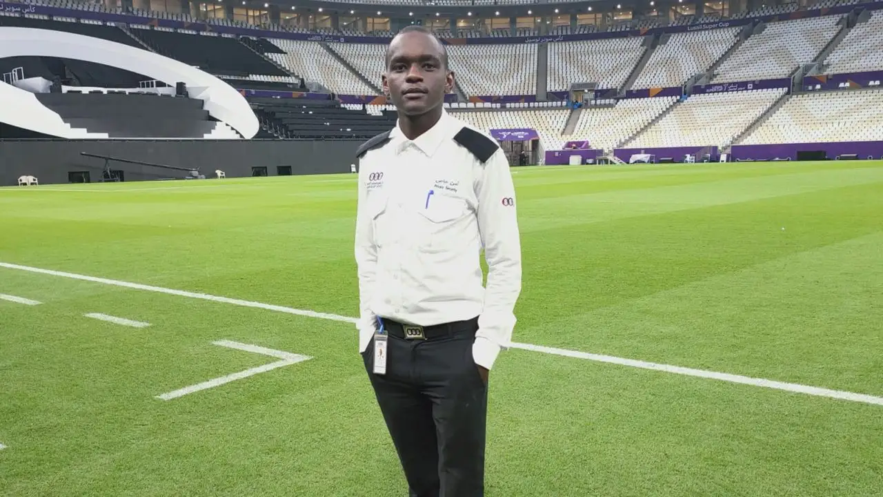 El guardia de seguridad John Njue Kibue