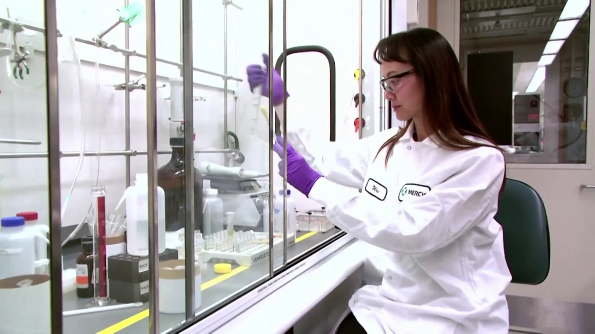 Una científica de la farmacéutica Merck Una científica de la farmacéutica Merck