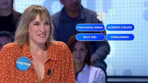 Cristina Alcázar se sorprende a sí misma al resolver ella sola el ‘Una de Cuatro’ Cristina Alcázar se sorprende a sí misma al resolver ella sola el ‘Una de Cuatro’