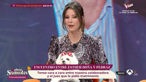 Esther Doña y el juez Pedraz han vuelto a coincidir: "No sentí ni frío ni calor, tengo superada la situación" Esther Doña y el juez Pedraz han vuelto a coincidir: "No sentí ni frío ni calor, tengo superada la situación"