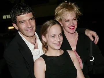 Antonio Banderas, Dakota Johnson y Melanie Griffith Antonio Banderas, Dakota Johnson y Melanie Griffith