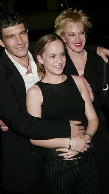 Antonio Banderas, Dakota Johnson y Melanie Griffith Antonio Banderas, Dakota Johnson y Melanie Griffith
