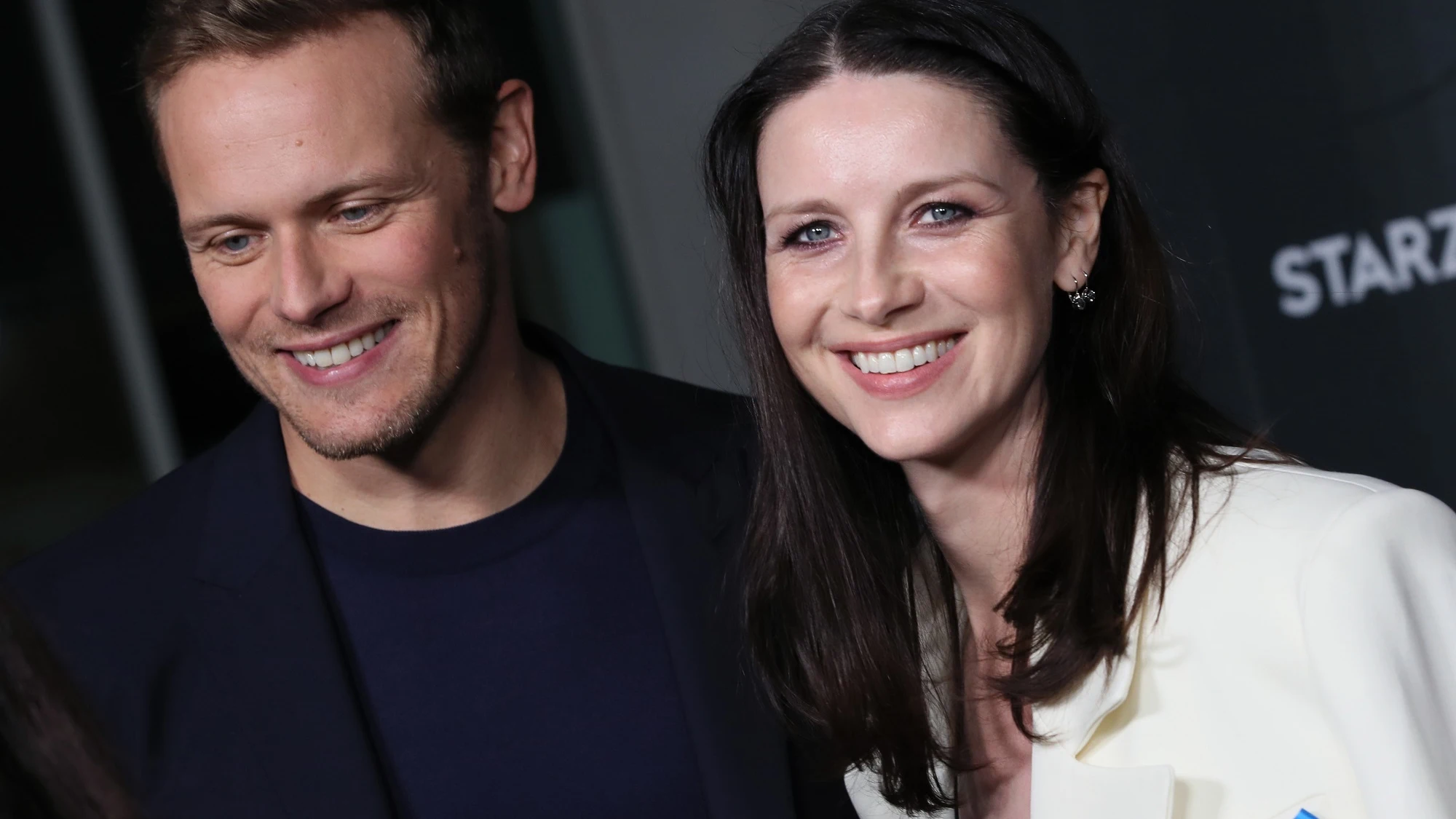 Sam Heughan y Caitriona Balfe, actores de 'Outlander'