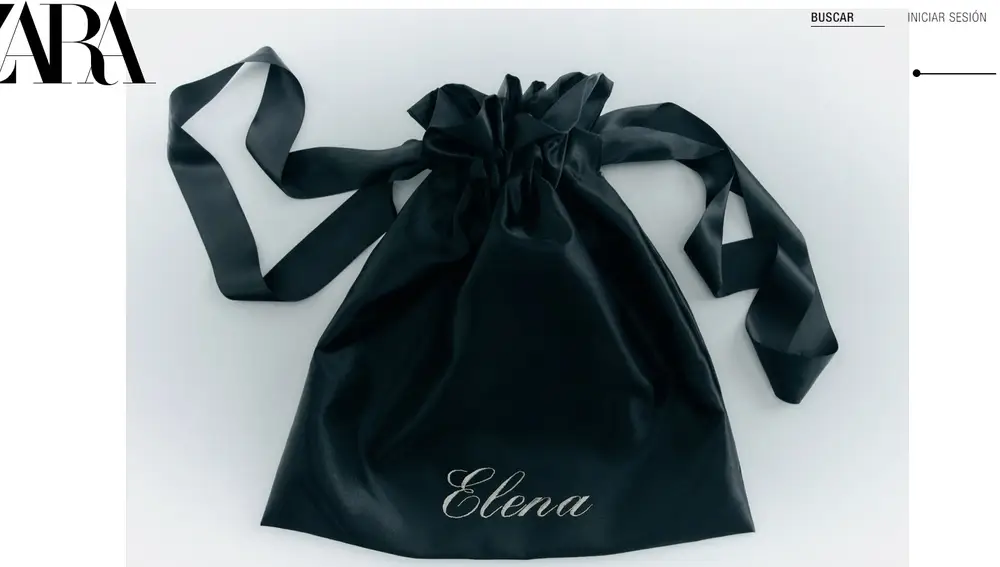 Bolsa satinada