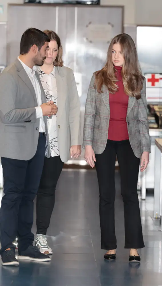 La princesa Leonor asiste a la reunión de los jóvenes de la Cruz Roja