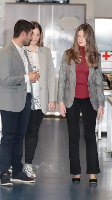 La princesa Leonor asiste a la reunión de los jóvenes de la Cruz Roja La princesa Leonor asiste a la reunión de los jóvenes de la Cruz Roja