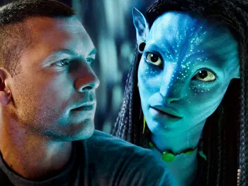 Sam Worthington y Zoe Saldaña en 'Avatar' Sam Worthington y Zoe Saldaña en 'Avatar'