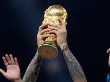 Imagen del trofeo de la Copa del Mundo 