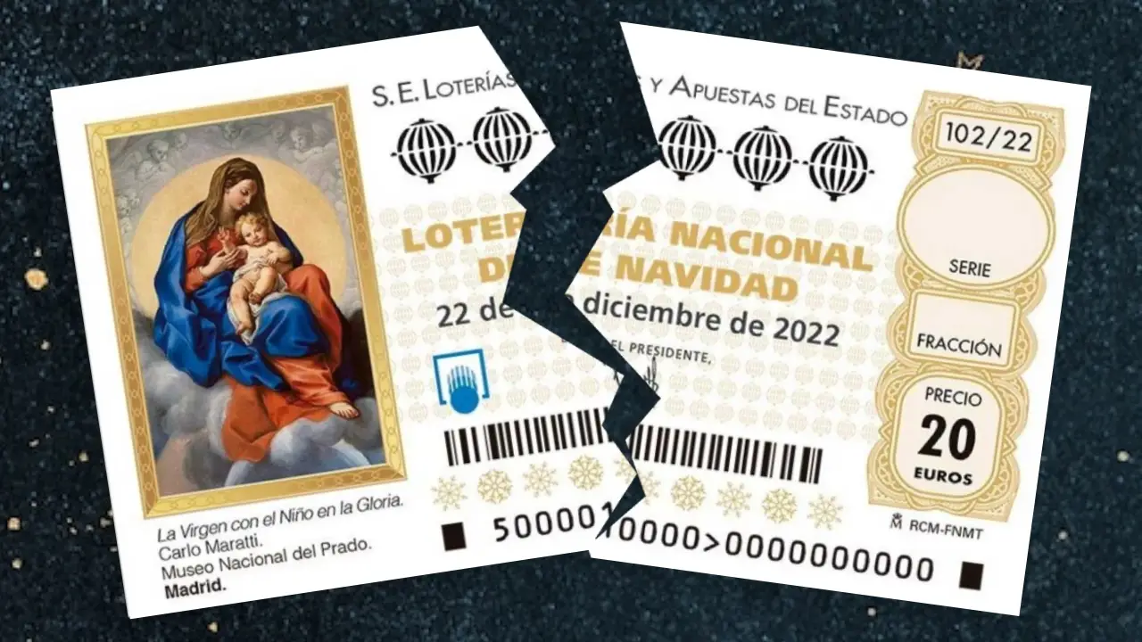 Esto es lo que pasa si un décimo de la Lotería de Navidad está estropeado o dañado Esto es lo que pasa si un décimo de la Lotería de Navidad está estropeado o dañado