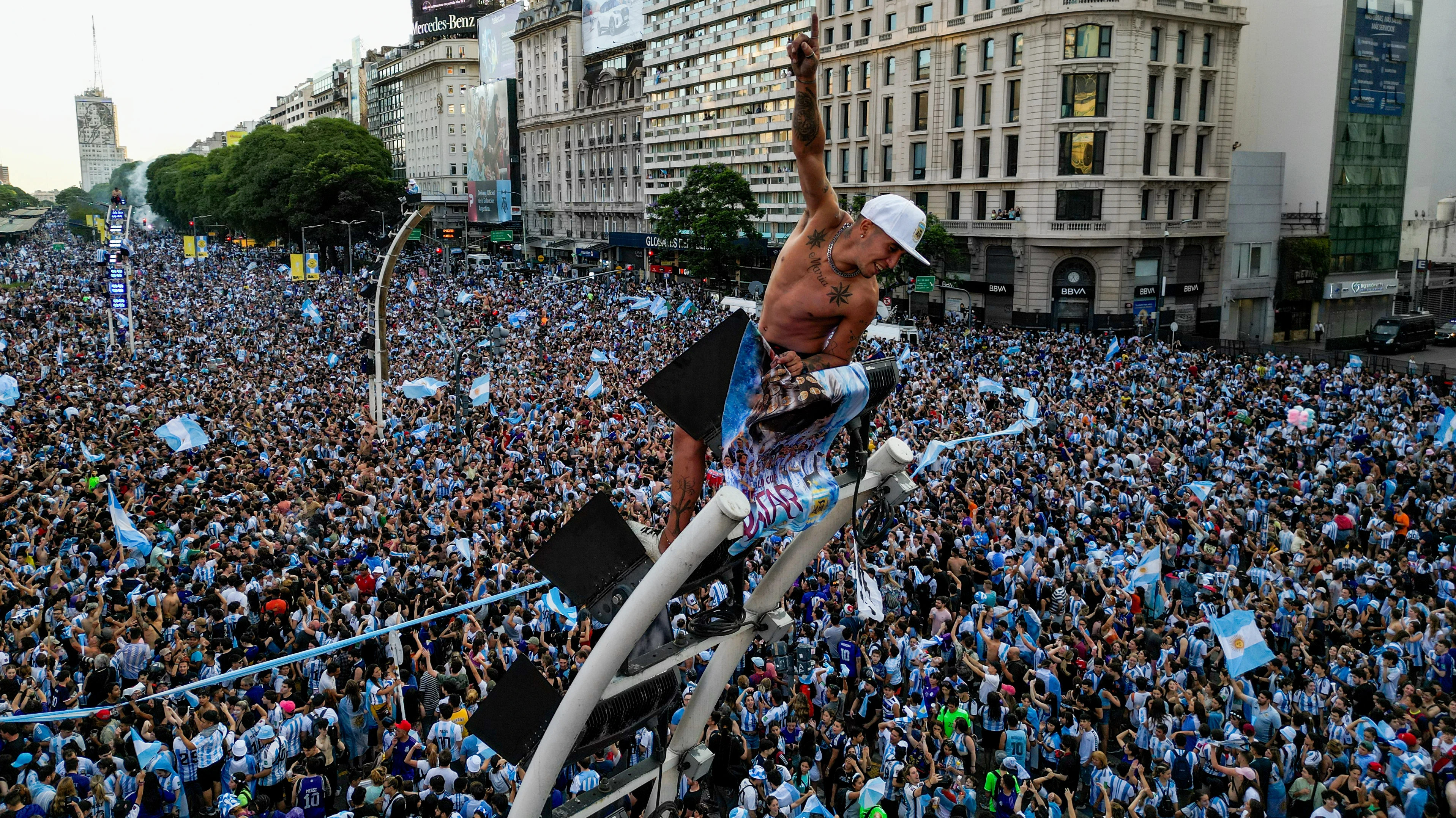 Buenos Aires celebra el Mundial
