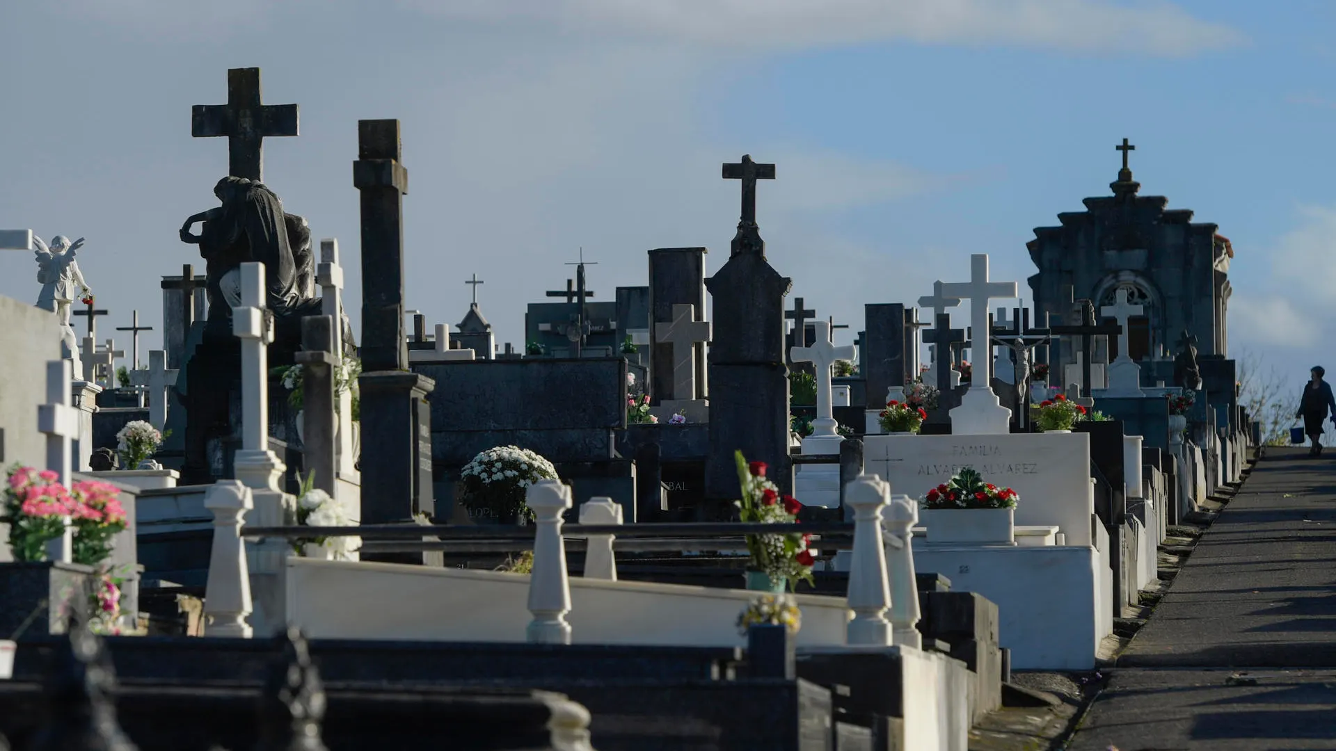 Un cementerio en Espa&ntilde;a