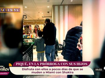 Gerard Piqué disfruta de los últimos días de sus hijos en España antes de volar a Miami con Shakira