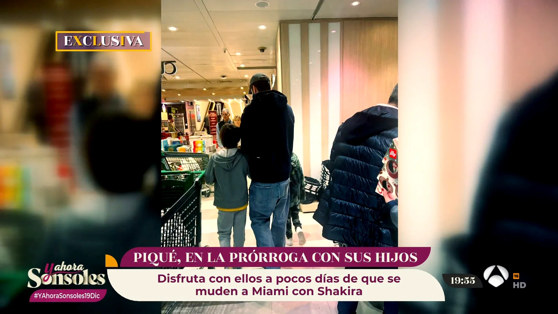 Gerard Piqué disfruta de los últimos días de sus hijos en España antes de volar a Miami con Shakira