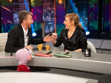 Pablo Motos y Carmen Machi se ponen a prueba con las 'historias engañosas' de Trancas y Barrancas Pablo Motos y Carmen Machi se ponen a prueba con las 'historias engañosas' de Trancas y Barrancas