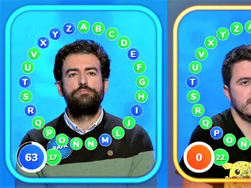¡Todo es posible! Duelo muy reñido entre Orestes y Rafa en ‘El Rosco’ por un bote de 1.936.000 euros ¡Todo es posible! Duelo muy reñido entre Orestes y Rafa en ‘El Rosco’ por un bote de 1.936.000 euros