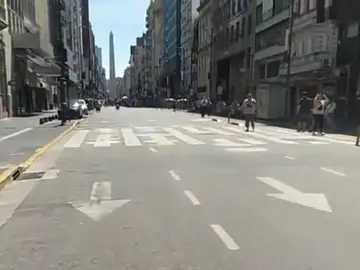 Así se vivió el penalti definitivo de Montiel en las calles de Buenos Aires Así se vivió el penalti definitivo de Montiel en las calles de Buenos Aires