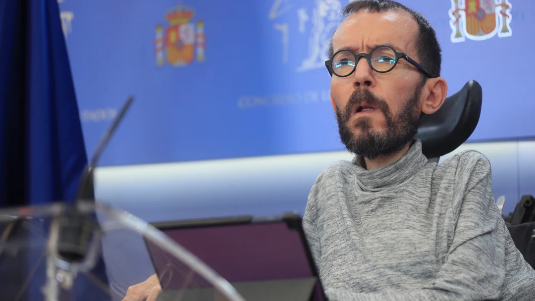 El portavoz de Unidas Podemos en el Congreso, Pablo Echenique