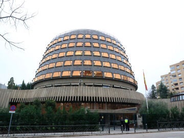 Vista del Tribunal Constitucional este lunes en Madrid 