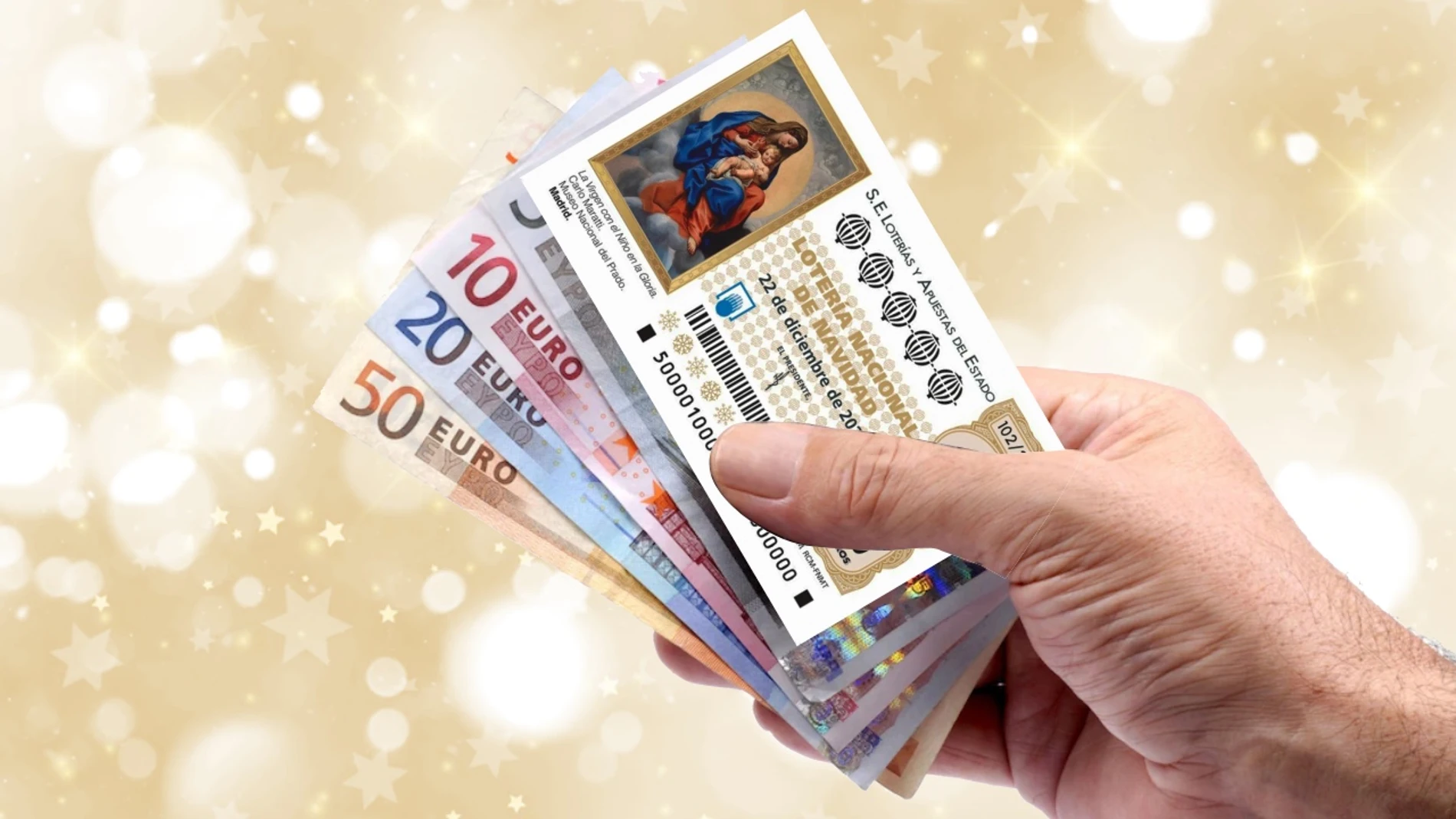 Dinero de los premios de la Lotería de Navidad 2022?