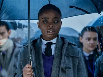 Joy Sunday como Bianca Barclay en 'Miércoles' Joy Sunday como Bianca Barclay en 'Miércoles'