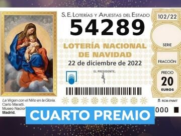 Primer cuarto premio de la Lotería de Navidad 2022 Primer cuarto premio de la Lotería de Navidad 2022