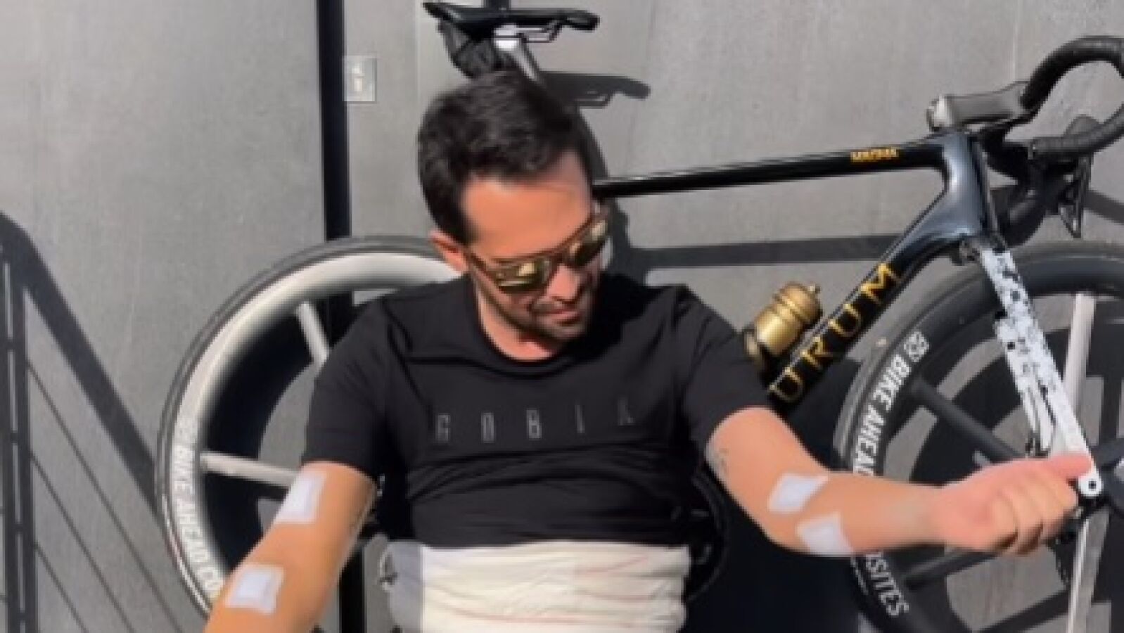 El exciclista espa&ntilde;ol Alberto Contador