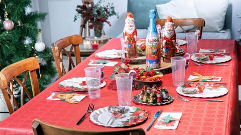 Mesa infantil de Navidad