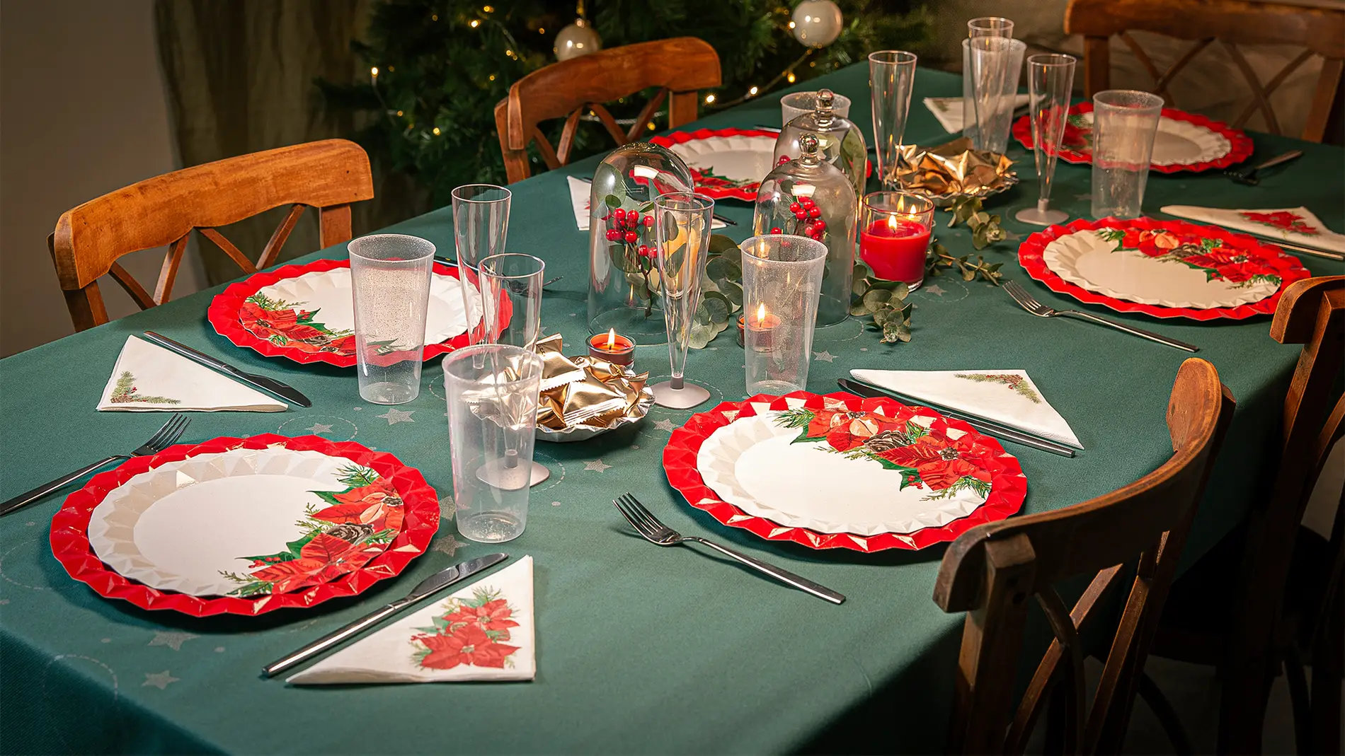 Tres ideas originales para decorar la mesa en Nochebuena