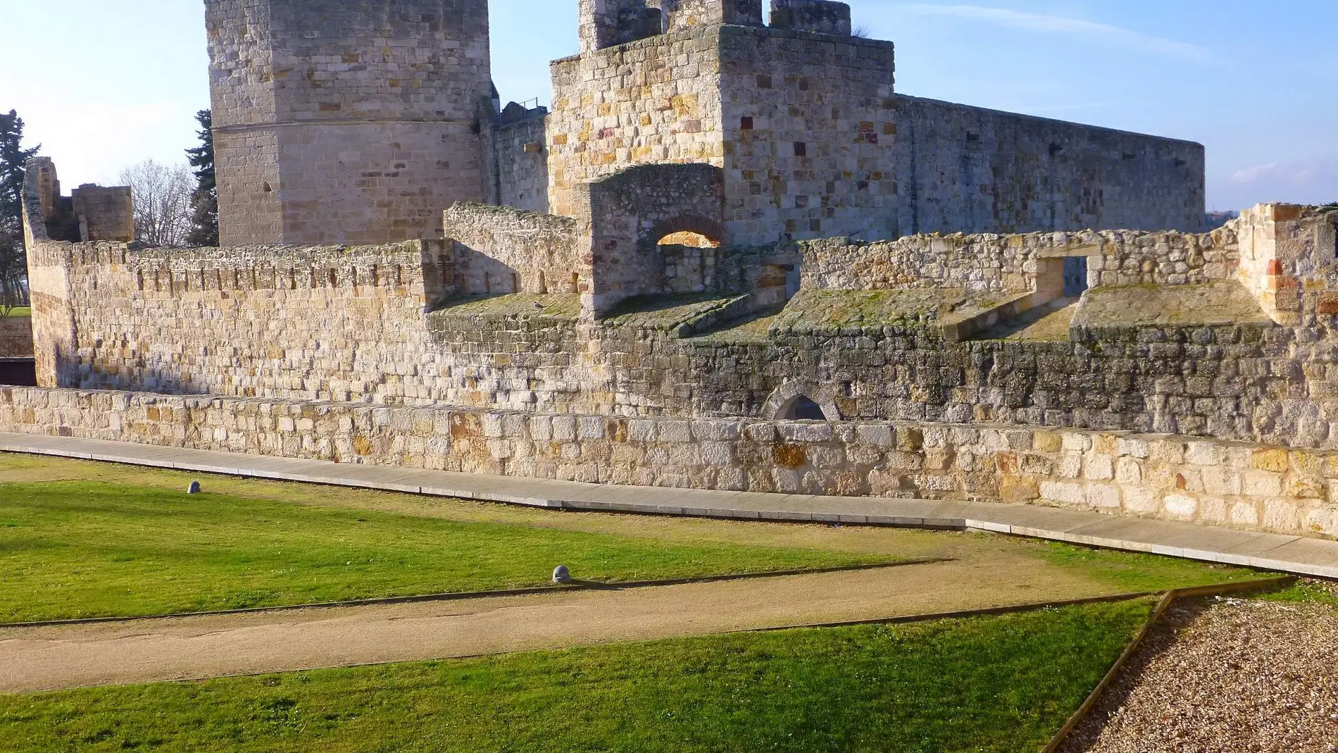 Imagen del castillo de Zamora