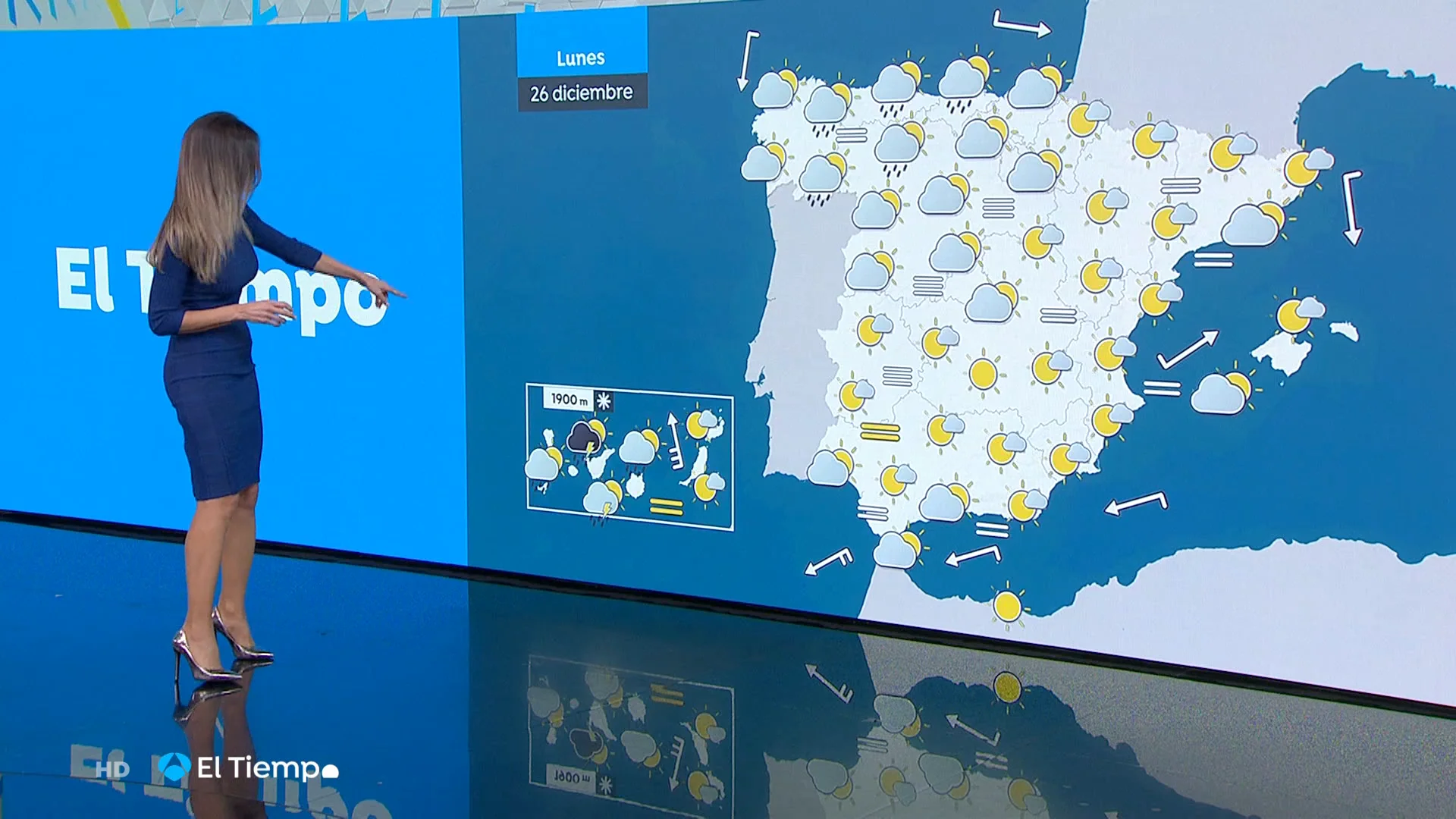 Solo Galicia y Canarias experimentan lluvias en el día de Navidad Solo Galicia y Canarias experimentan lluvias en el día de Navidad