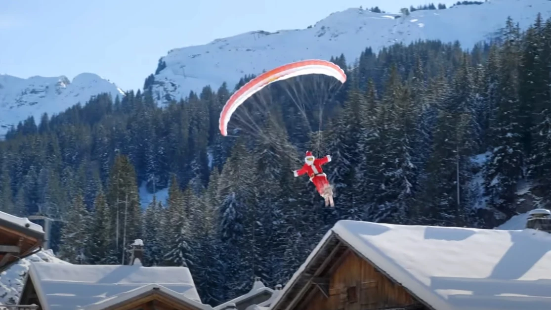 Valentin Delluc, en una estación de esquí en los Alpes Valentin Delluc, en una estación de esquí en los Alpes