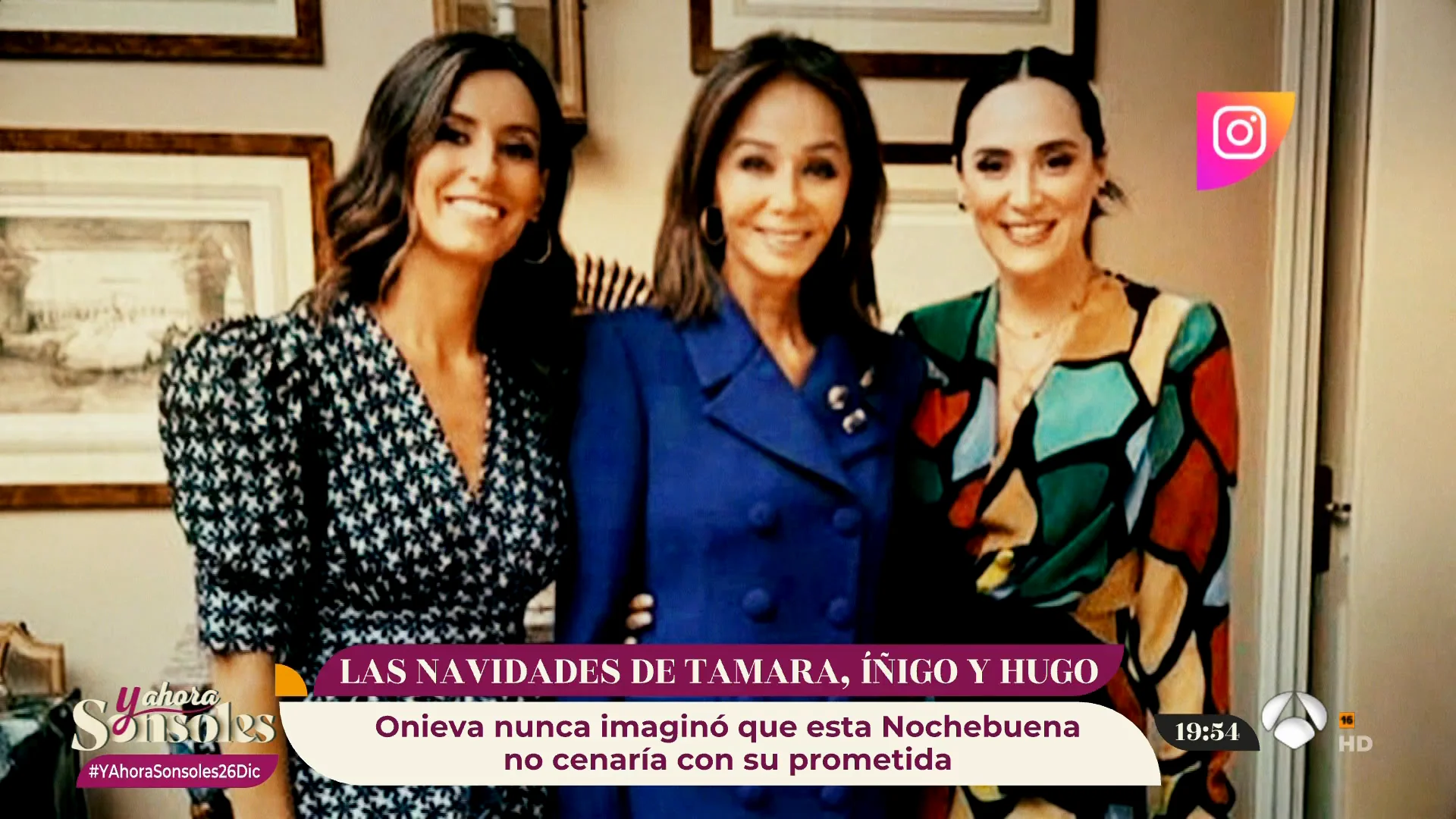 Lo que sabemos de las navidades de Tamara Falc&oacute;, Hugo Ar&eacute;valo e &Iacute;&ntilde;igo Onieva 