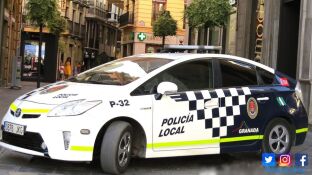 Coche de la Polic&iacute;a Local de Granada