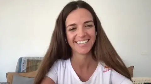 La piloto Cristina Gutiérrez La piloto Cristina Gutiérrez