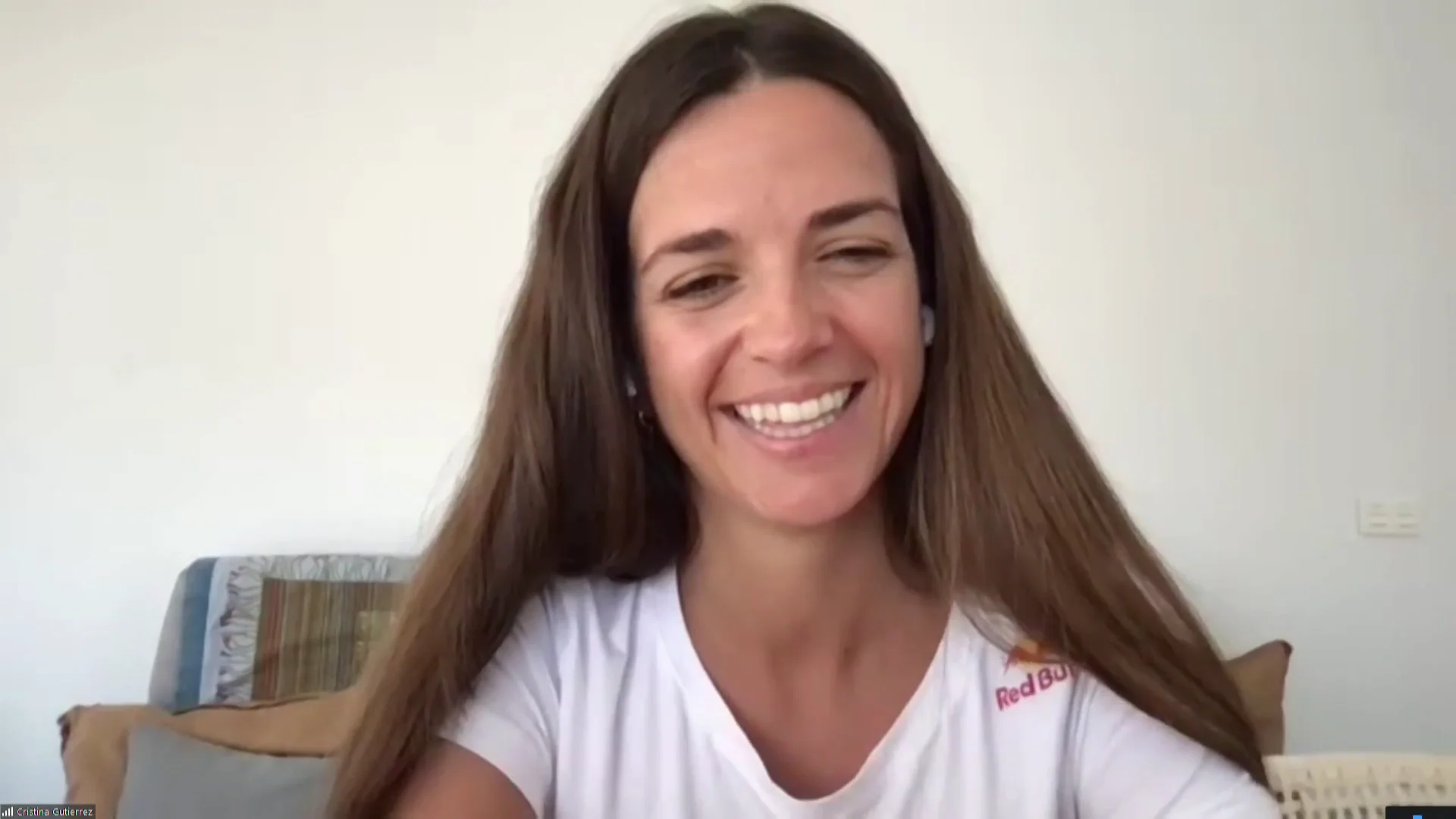 La piloto Cristina Gutiérrez La piloto Cristina Gutiérrez