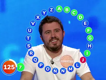 Orestes sufre el “automatismo” de sus respuestas con un error de género en ‘El Rosco’ Orestes sufre el “automatismo” de sus respuestas con un error de género en ‘El Rosco’