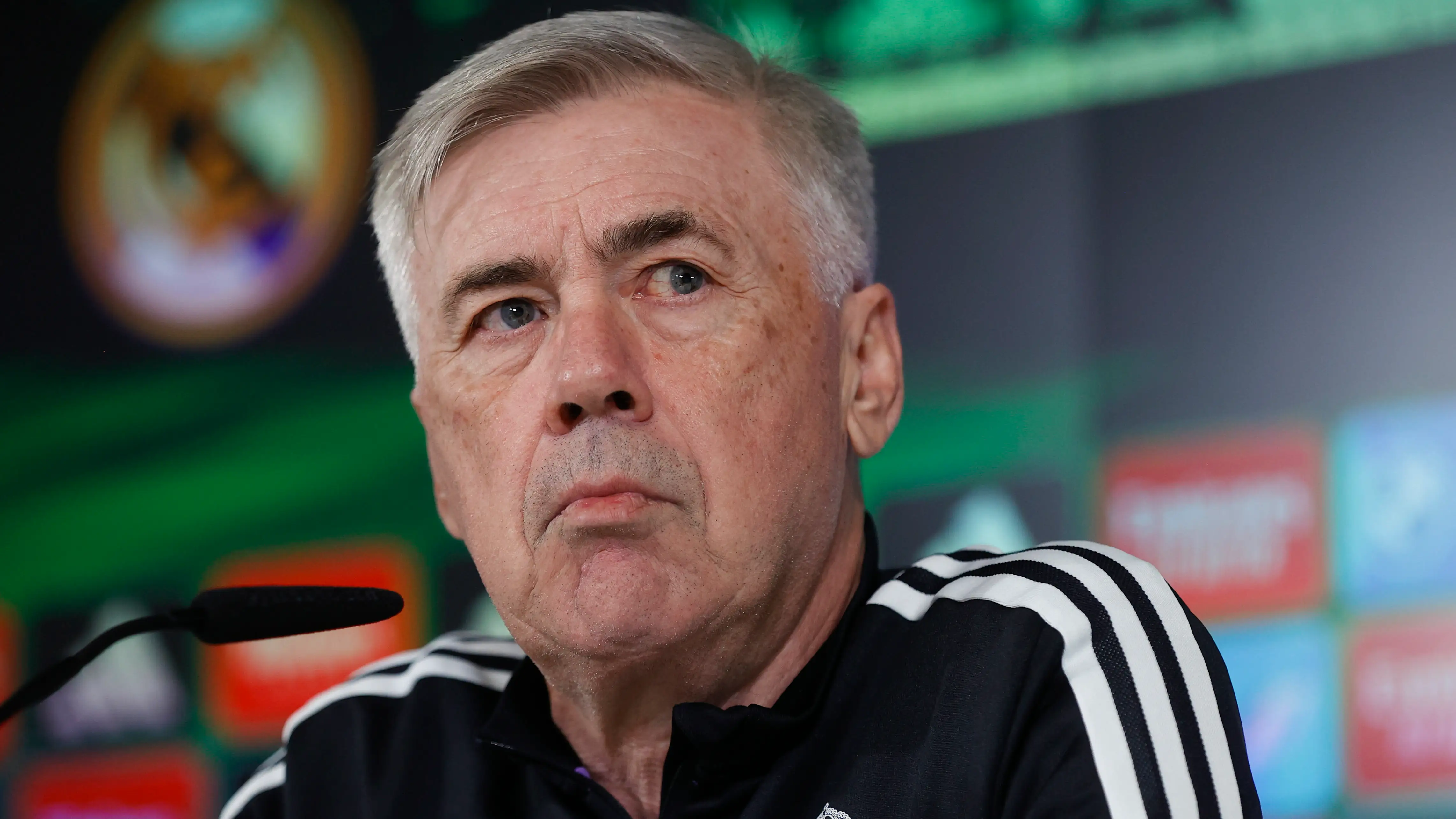El entrenador del Real Madrid, Carlo Ancelotti, en rueda de prensa El entrenador del Real Madrid, Carlo Ancelotti, en rueda de prensa