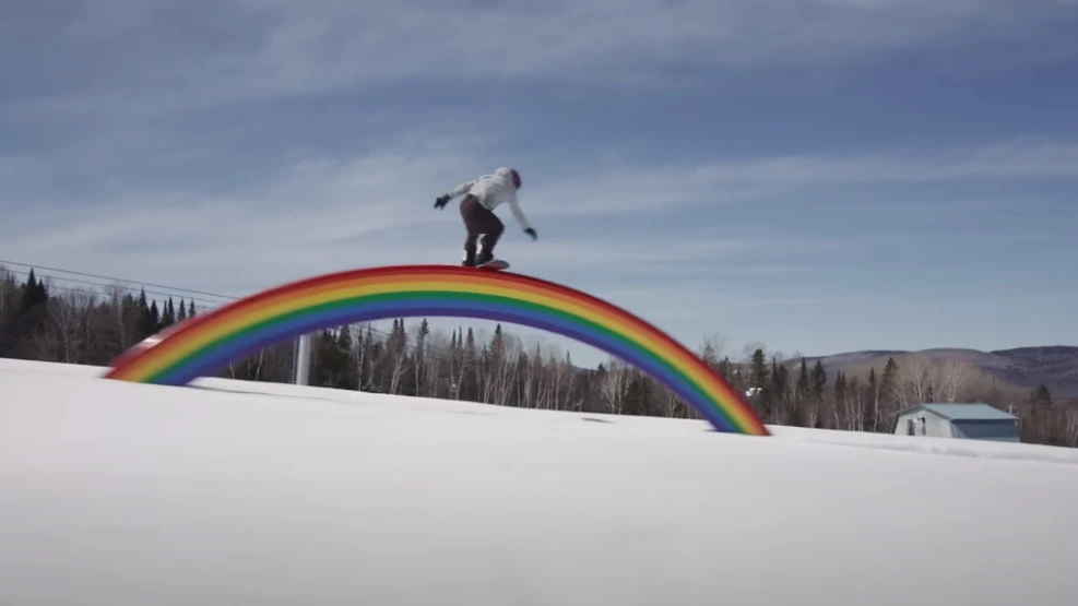 Sebastien Toutant, en acci&oacute;n en su v&iacute;deo 'Obstacle course'