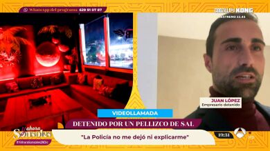 Un empresario marbellí, detenido por llevar sal en la mochila: 