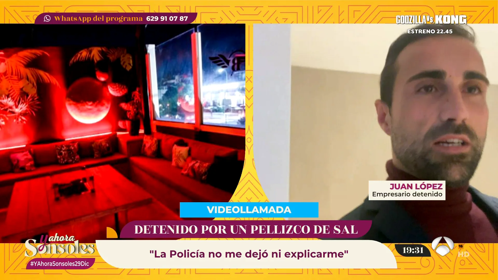 Un empresario marbell&iacute;, detenido por llevar sal en su mochila: "La Polic&iacute;a no me dej&oacute; ni explicarme"