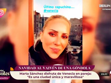 Marta Sánchez, divina en sus vacaciones al más puro estilo italiano: ¡Se ha ido a Venecia por Navidad!