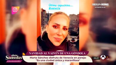 Marta Sánchez, divina en sus vacaciones al más puro estilo italiano: ¡Se ha ido a Venecia por Navidad!