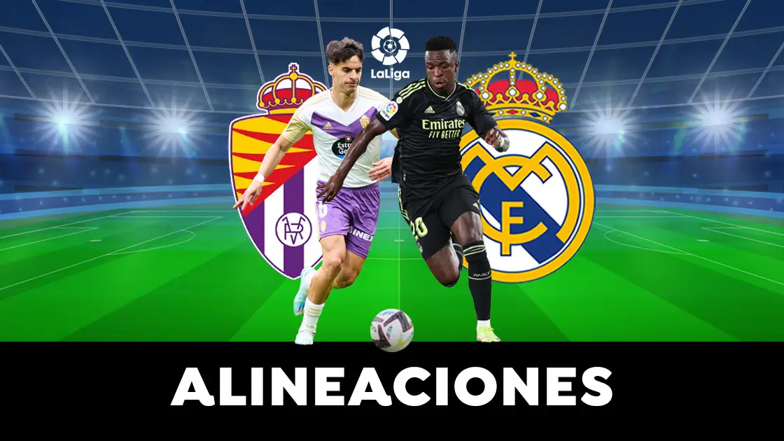 Alineación del Real Madrid hoy ante el Valladolid en el partido de Liga Alineación del Real Madrid hoy ante el Valladolid en el partido de Liga