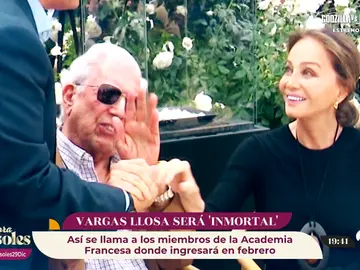 Mario Vargas Llosa se centra en su carrera mientras Isabel Preysler pone tierra de por medio Mario Vargas Llosa se centra en su carrera mientras Isabel Preysler pone tierra de por medio